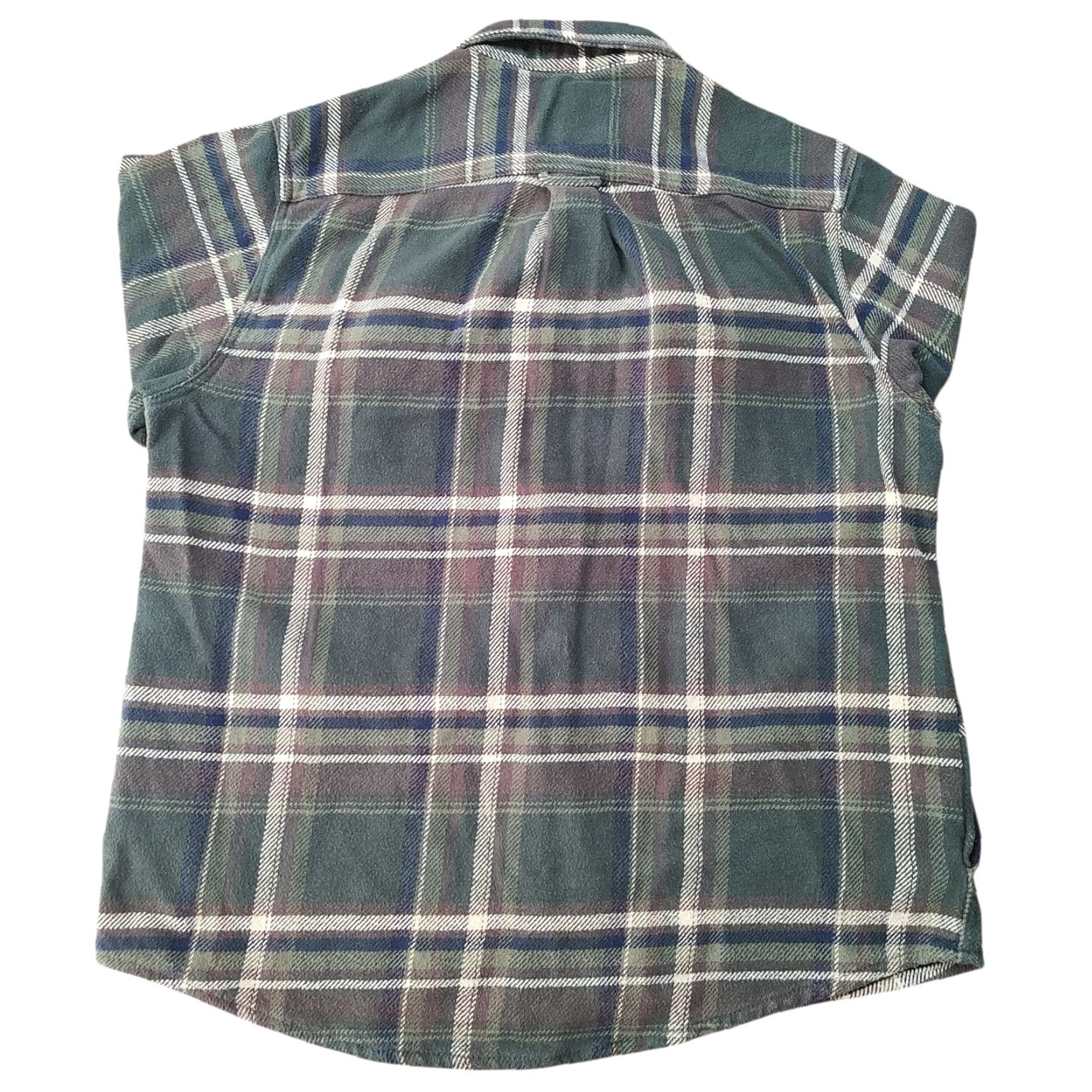 Orvis VINTAGE Orvis Flannel Jacket Mens Size Large Green Plaid Button Up Thick Shacket Shirt Size US L / EU 52-54 / 3 - 3 Thumbnail