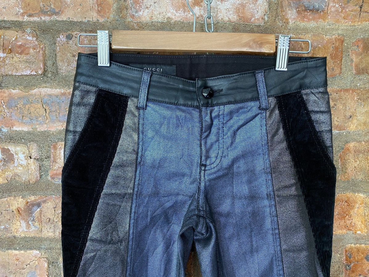 Gucci SS06 Gucci Wax Coated pants Size 28" / US 6 / IT 42 - 4 Thumbnail