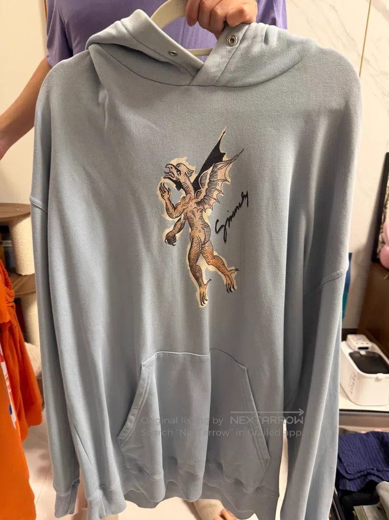 Givenchy Givenchy Beige and Gray Solid V-neck Double-breasted Coat Size US XL / EU 56 / 4 - 1 Thumbnail