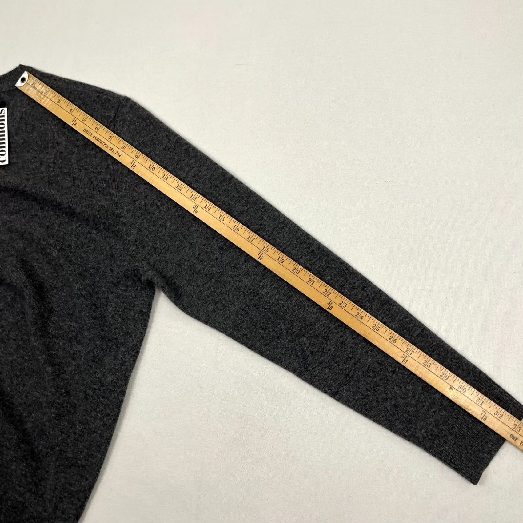 Vintage The Commons Cashmere Sweater Mens XL Gray Knit Crew Pullover Quiet Luxury NEW Size US XL / EU 56 / 4 - 6 Thumbnail