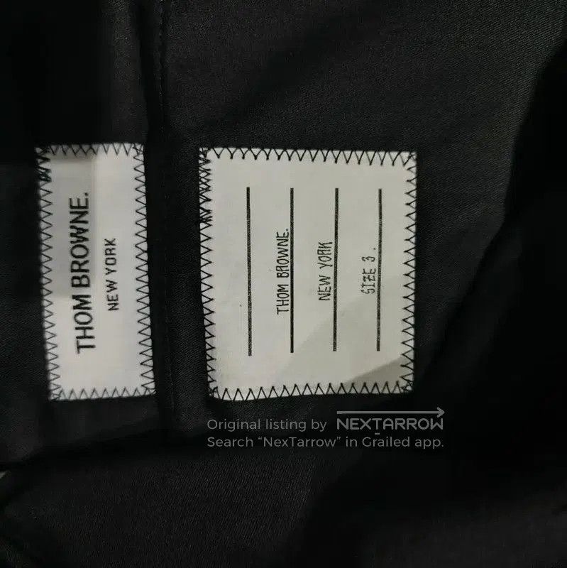 Thom Browne Thom Browne XL Gray Polyester Women's Casual Pants . Size 30" / US 8 / IT 44 - 4 Thumbnail