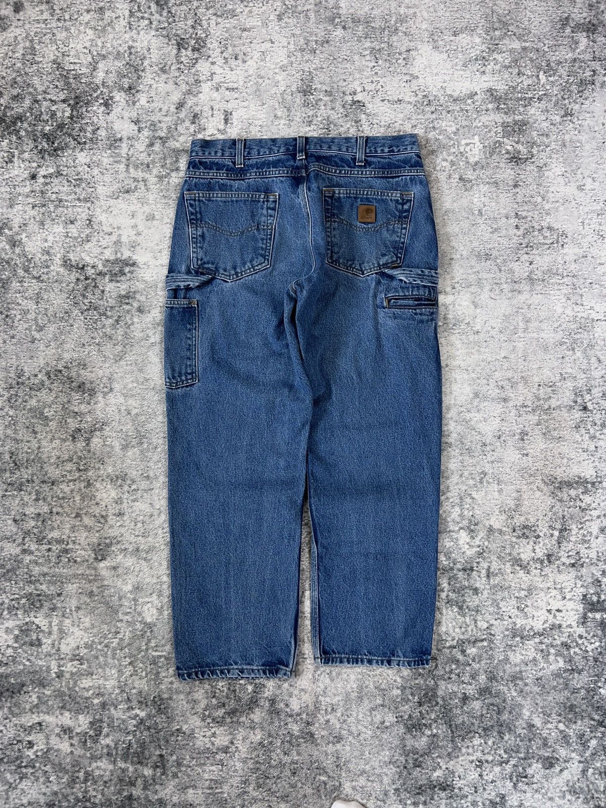 Carhartt × Vintage Y2K Carhartt Carpenter Denim Jeans 34x28” Size US 34 / EU 50 - 1 Thumbnail