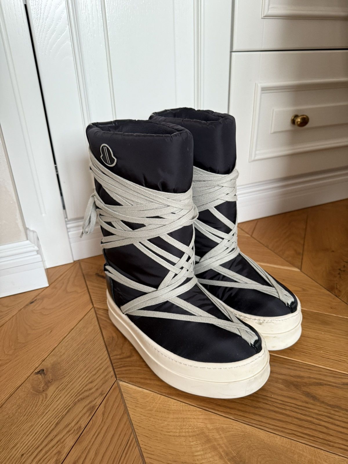 Moncler × Rick Owens Rick Owens x Moncler big rock megalace boots Size US 6 / EU 39 - 2 Thumbnail