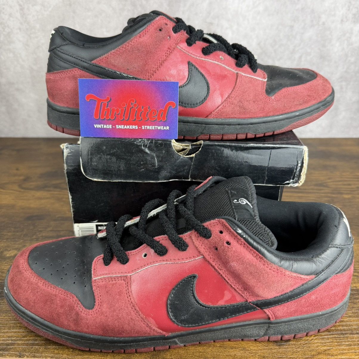 Nike Nike SB Dunk Low Pro Milli Vanilli 304292-602 Red Black Mens Size US 11.5 / EU 44-45 - 1 Thumbnail