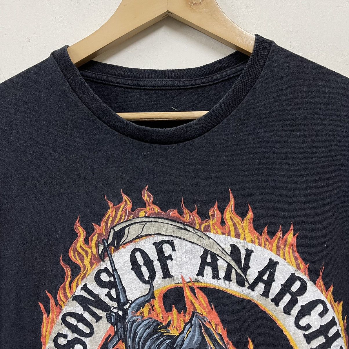 Vintage Son of Anarchy Fear The Reaper Tshirt Size US L / EU 52-54 / 3 - 3 Thumbnail