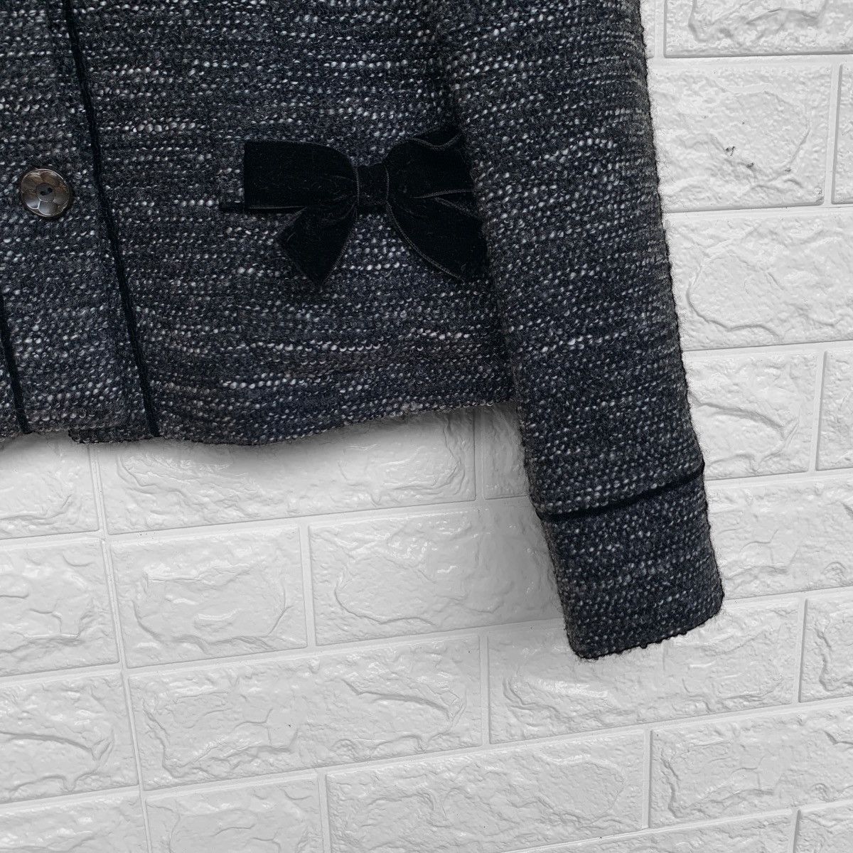 Other FRANCO FERRARO MILANO WOOL TWEED CARDIGAN JACKET Size S / US 4 / IT 40 - 13 Thumbnail