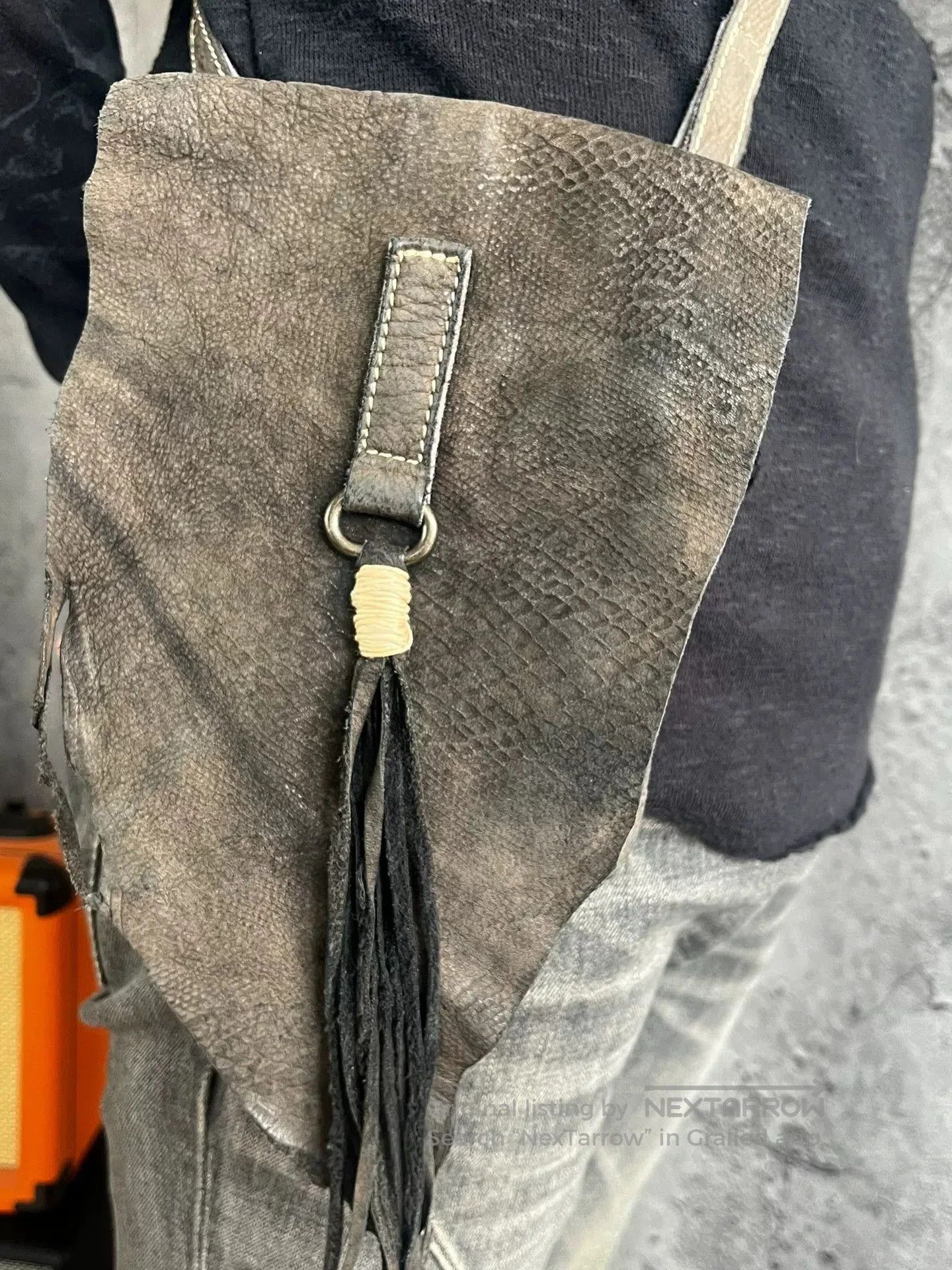 MASAHIROMARUYAMA Kyoji Maruyama Cowhide Fringe Crossbody Bag. Size ONE SIZE - 4 Thumbnail