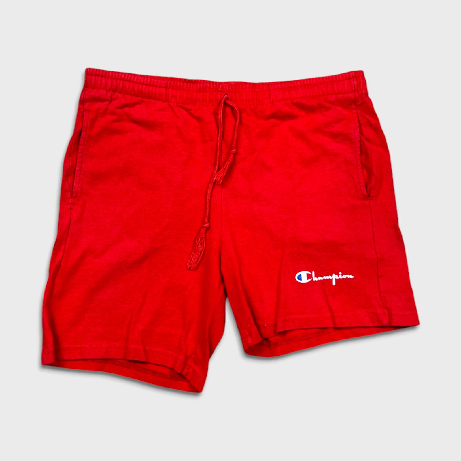 Champion × Vintage 90s Champion Shorts Medium Script Pocketed USA Fleece Gym Size US 32 / EU 48 - 1 Thumbnail