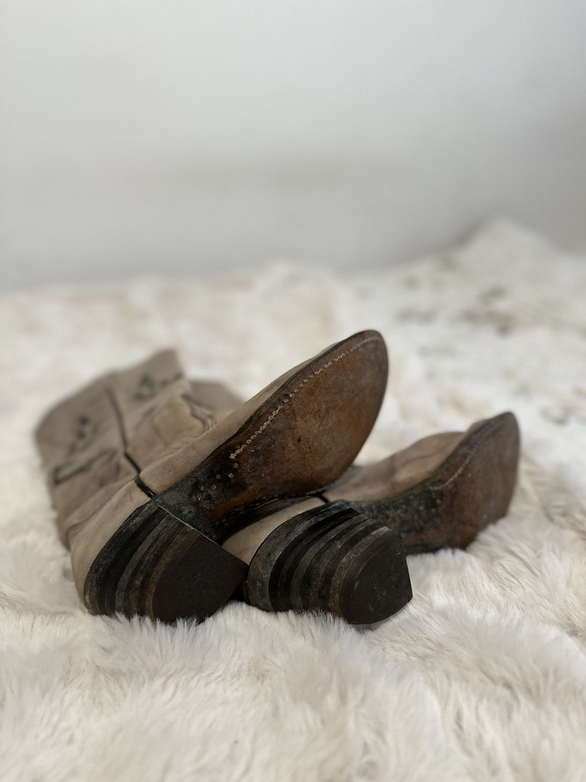 Nocona Boots Vintage Cowboy Nocona Boots 1982 80s Size US 5.5 / IT 35.5 - 5 Thumbnail