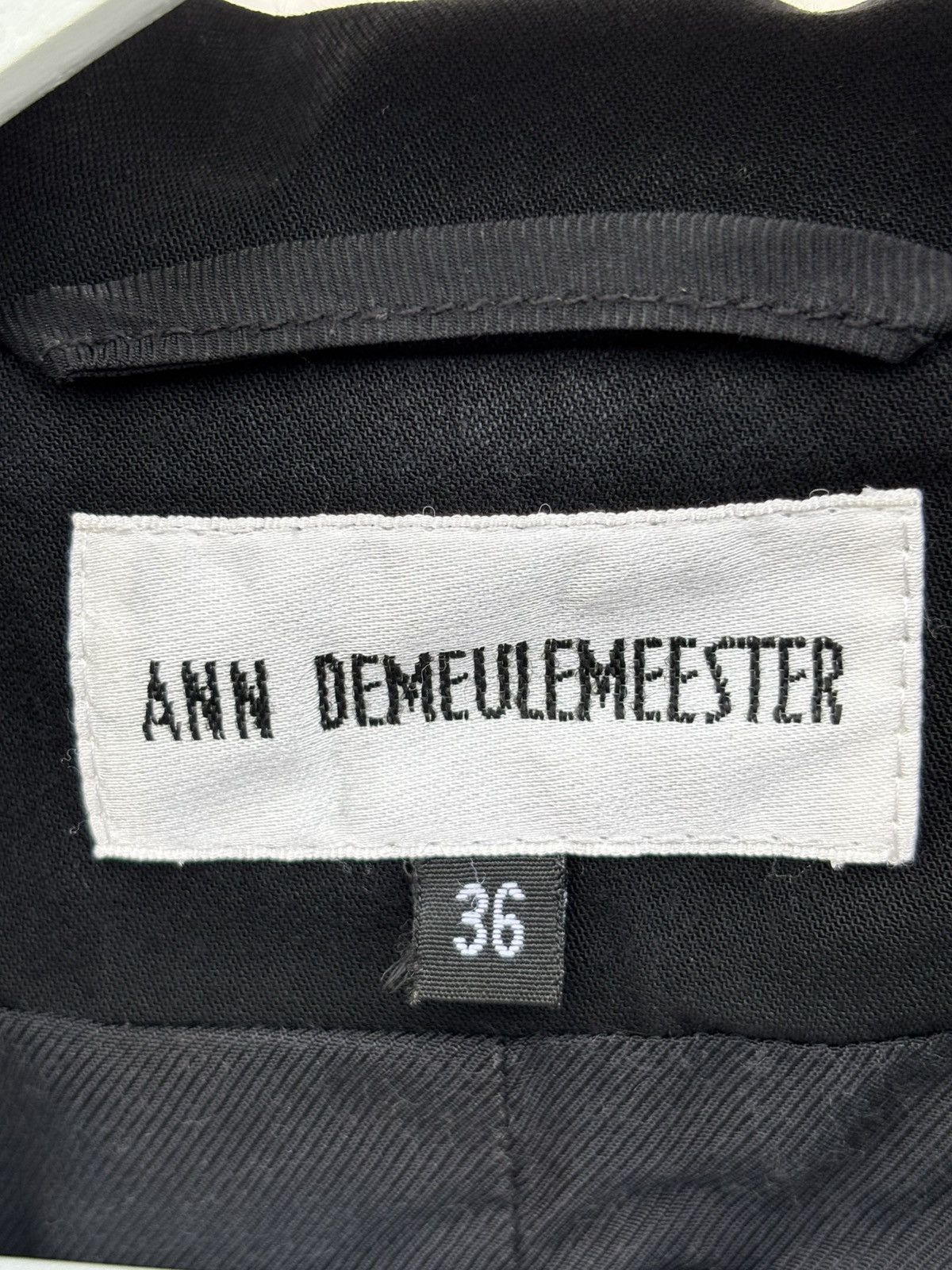 Ann Demeulemeester SS12 Black Blazer Size XS / US 0-2 / IT 36-38 - 8 Thumbnail
