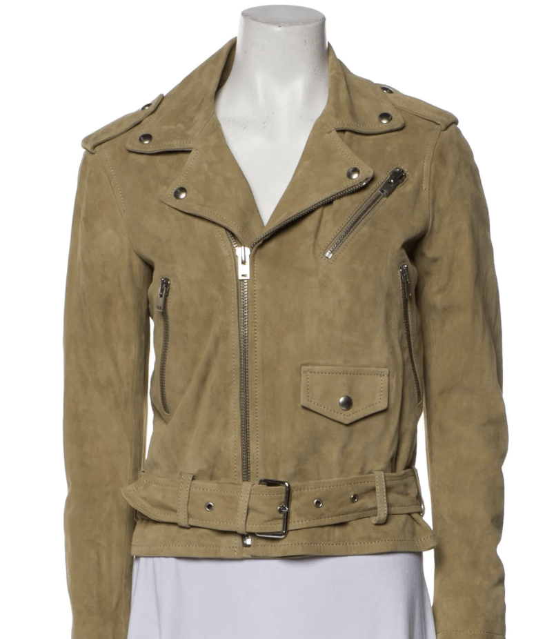 Iro IRO Suede Jacket ‘Ashley’ Biker jacket Size XS / US 0-2 / IT 36-38 - 1 Thumbnail