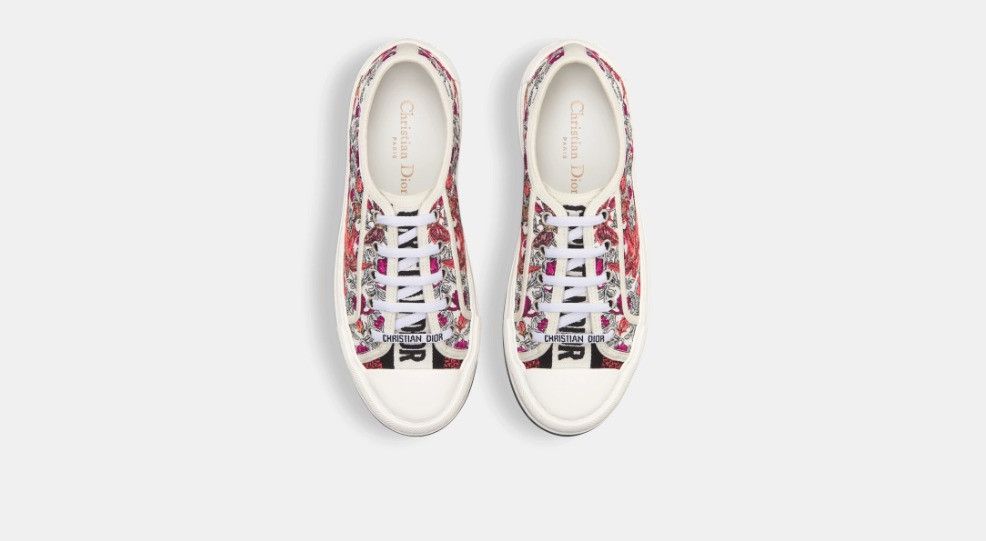 Dior o1w1db11025 KCK385 Platform Low-Top Sneakers in Multicolor Size US 10 / IT 40 - 3 Thumbnail
