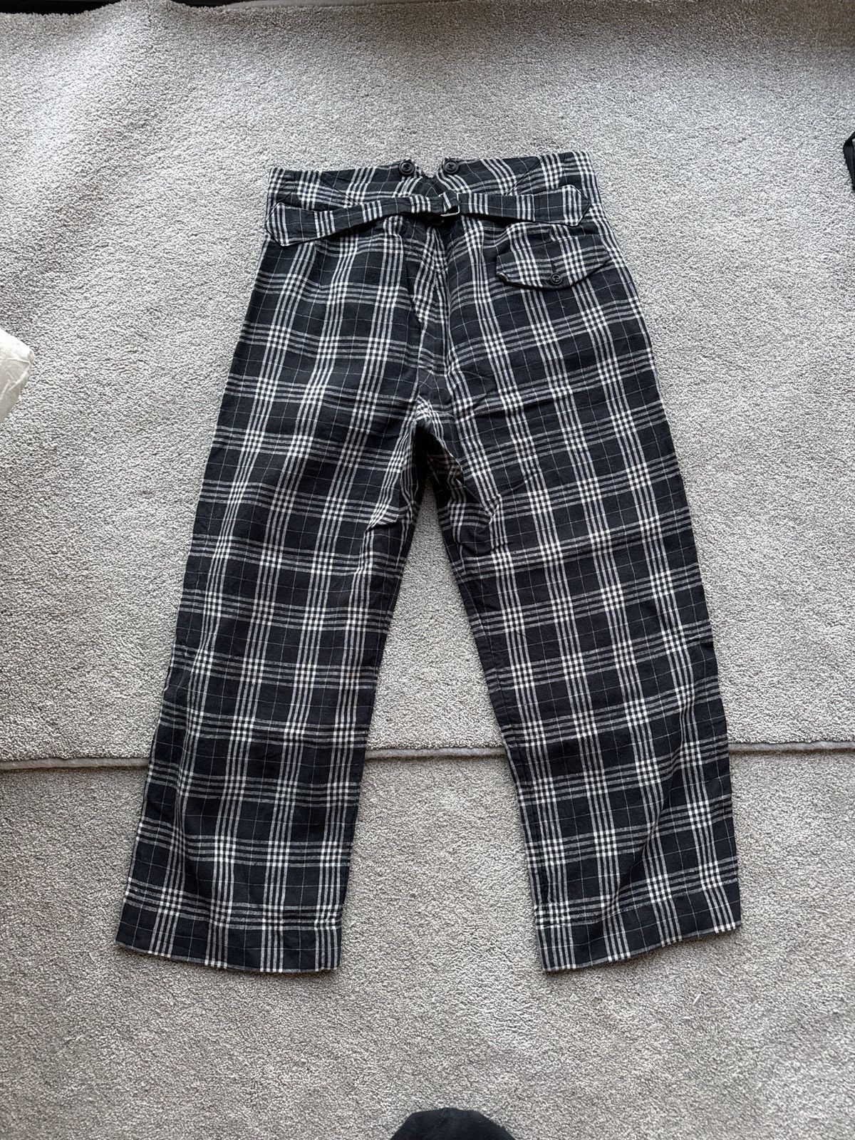 John Alexander Skelton Checked Moonsailor Trousers Size US 33 - 3 Thumbnail