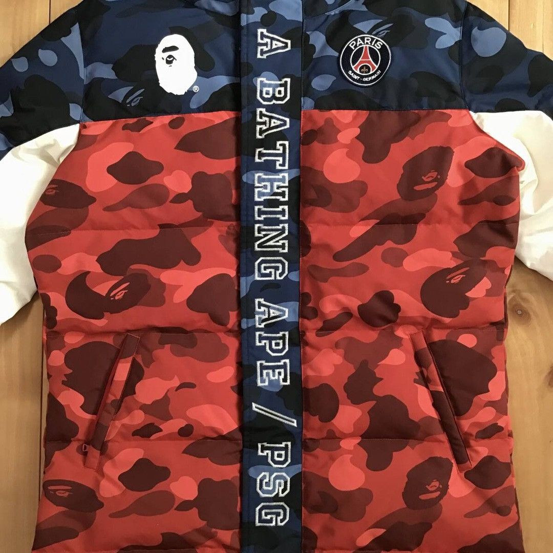 Bape PSG × BAPE CAMO Long Puffer Down Jacket a bathing ape Paris Size US M / EU 48-50 / 2 - 2 Thumbnail
