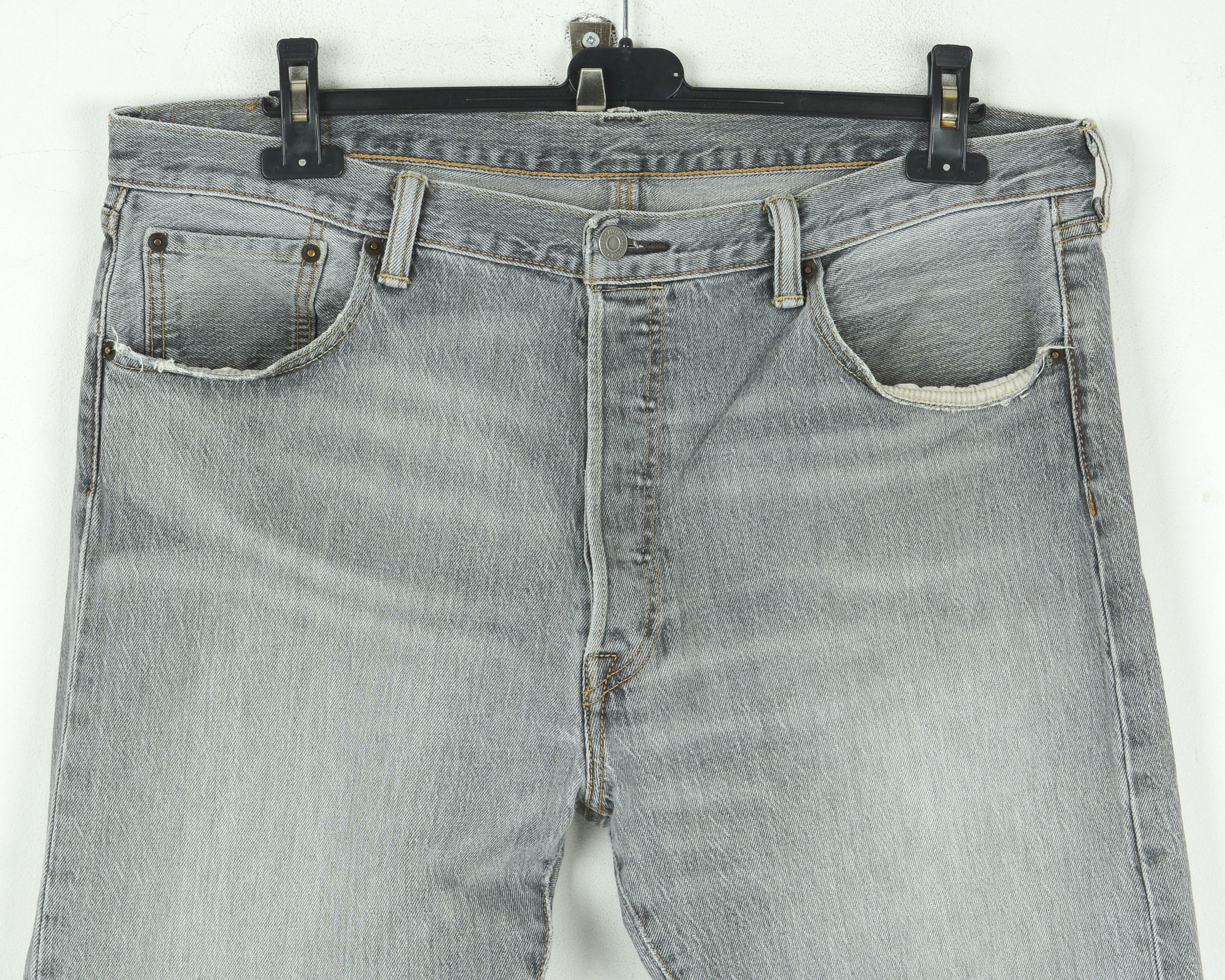Levi's 501 Mens W38 L32 Regular Straight Jeans Denim Pants Trousers Size US 38 / EU 54 - 8 Thumbnail