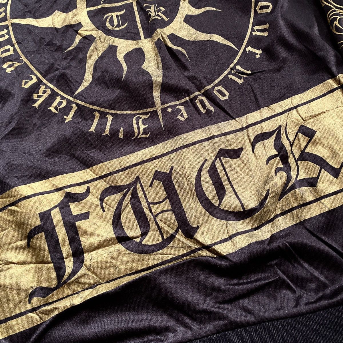 If Six Was Nine 2000's Blood Money Fuck Tribal Poem Jacket Size US XL / EU 56 / 4 - 4 Thumbnail