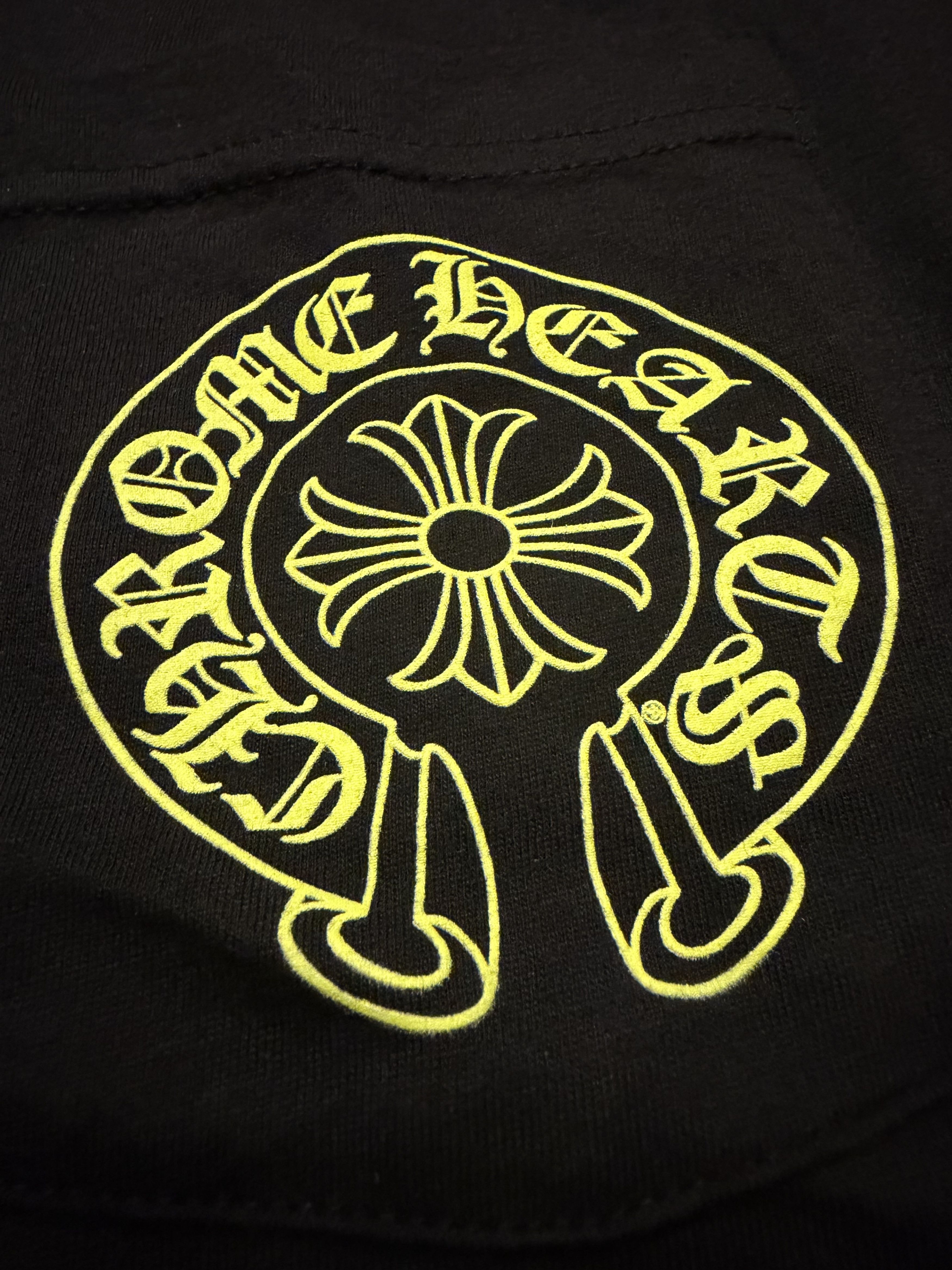 Chrome Hearts Chrome Hearts NEON LIME Pocket Tee Size US M / EU 48-50 / 2 - 3 Thumbnail