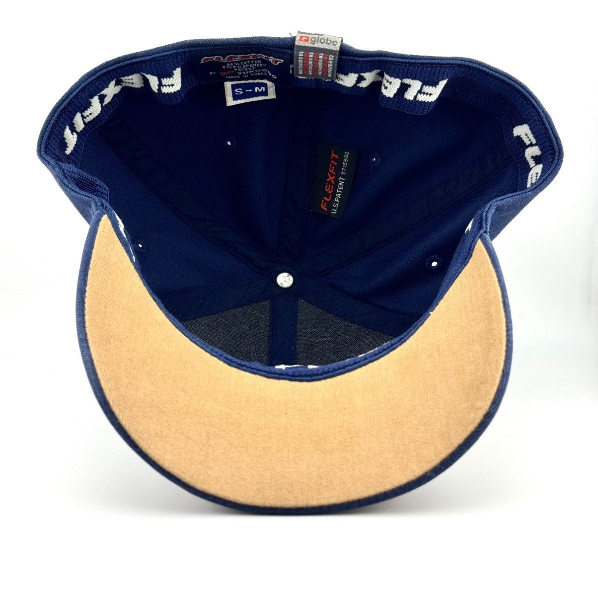 Globe Y2K Globe Skateboard Vintage Rodney Mullen Era Navy Tan Cap Size ONE SIZE - 5 Thumbnail