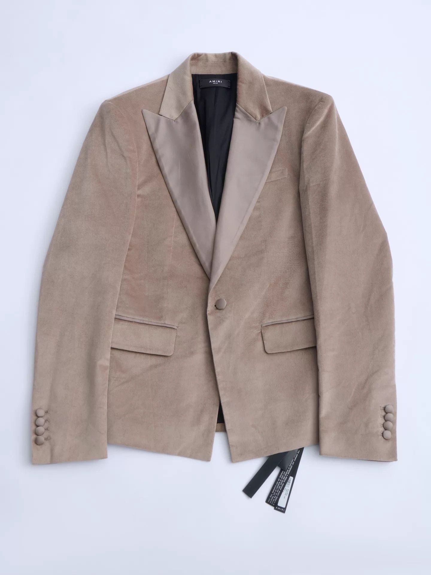 Amiri AMIRI Suede Silk-Collar Single-Breasted Blazer New w/ Tags Size 48R - 6 Thumbnail