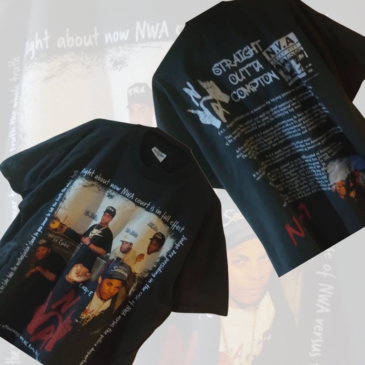 Vintage NWA Size US XL / EU 56 / 4 - 1 Thumbnail