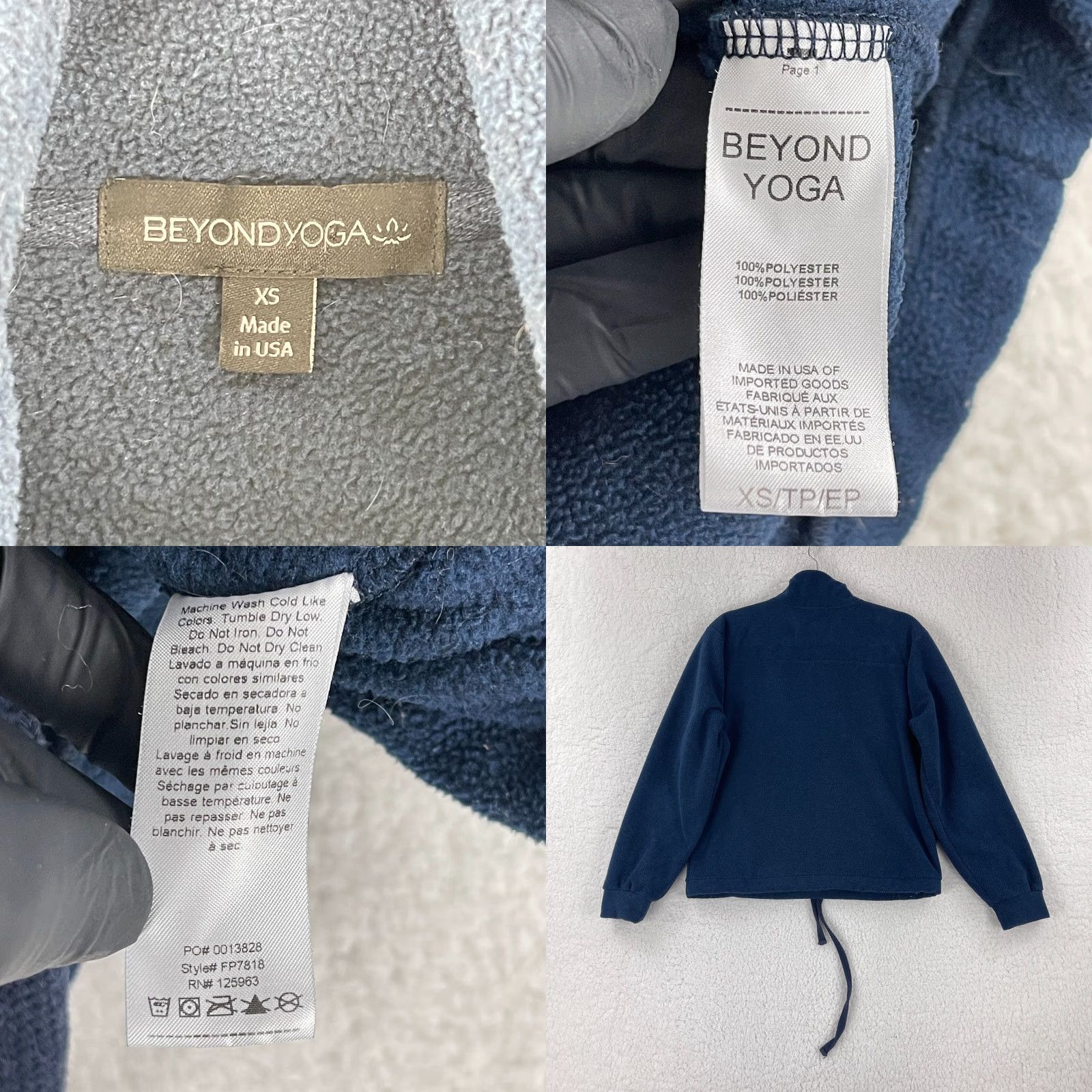 Beyond Yoga Beyond Yoga Navy Blue New Terrain Relaxed Fit Pullover Sweater Womens XS Size XS / US 0-2 / IT 36-38 - 9 Thumbnail