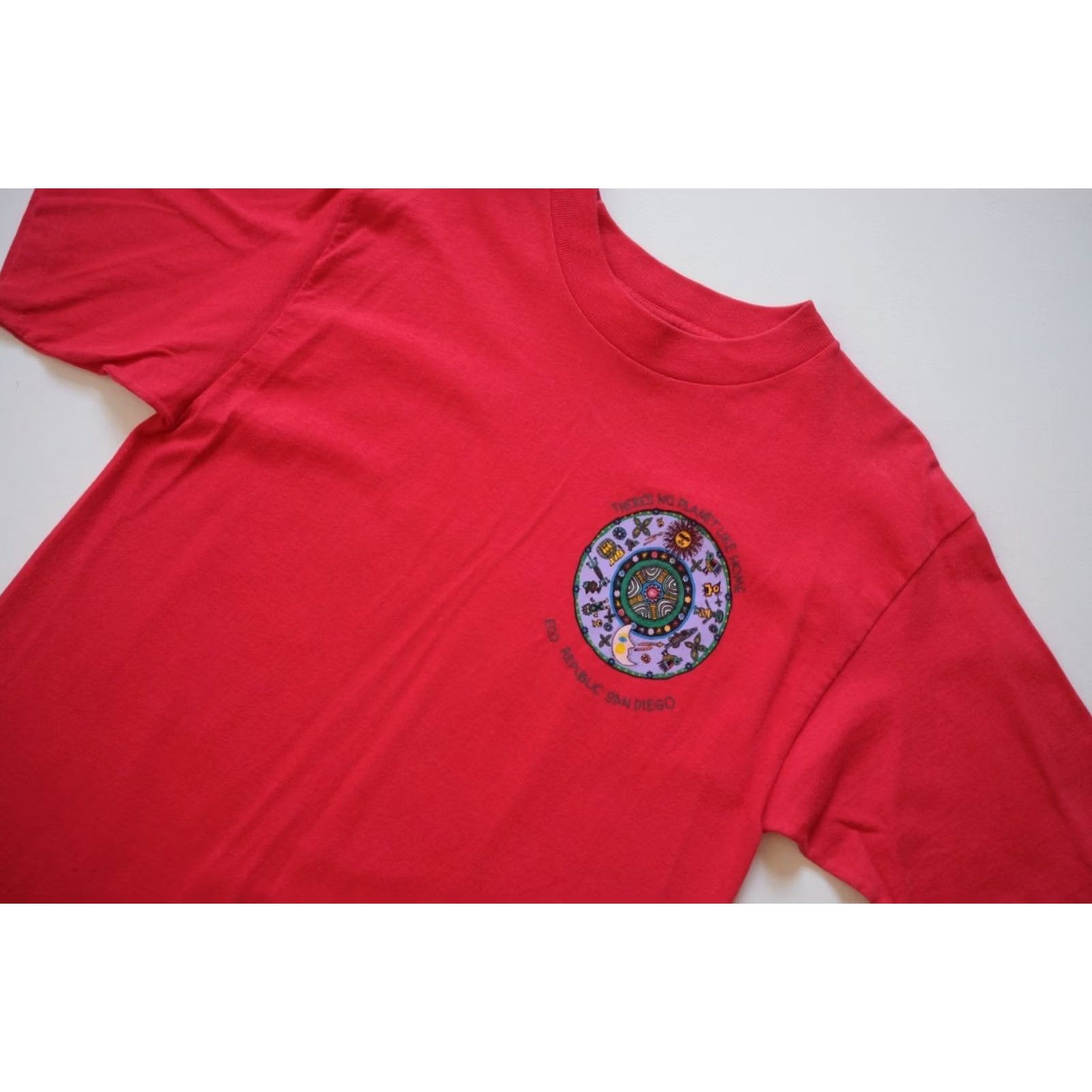 Vintage VINTAGE 90s Newport T-Shirt California Red MD Mens Short Sleeve Crew Neck 1990s Graphic Cotton USA Made Size US M / EU 48-50 / 2 - 5 Thumbnail