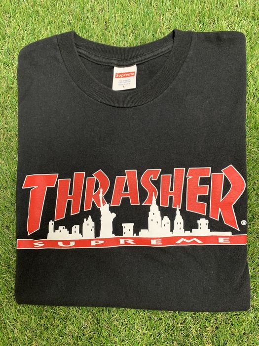 Supreme Thrasher x Supreme Skyline Tee (Large) Preowned* | Grailed