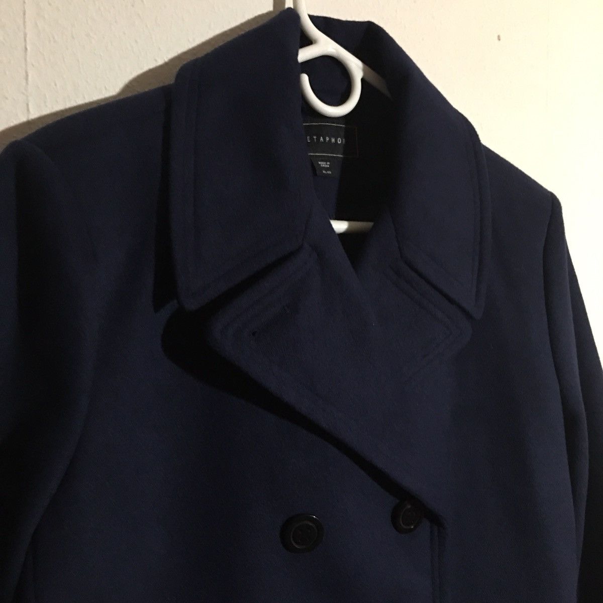 Other Metaphor Navy Like New Pea Coat: Size XL Size XL / US 12-14 / IT 48-50 - 3 Thumbnail