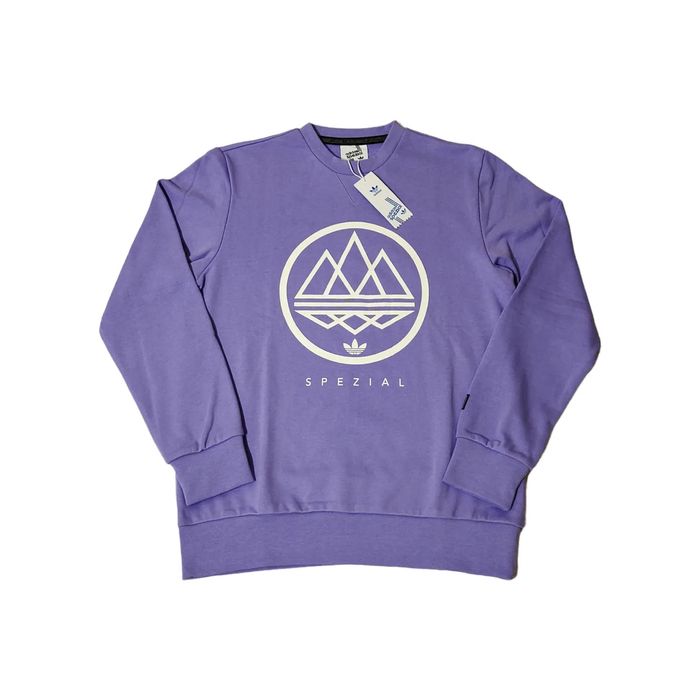 Adidas spezial mod 2025 trefoil sweatshirt purple