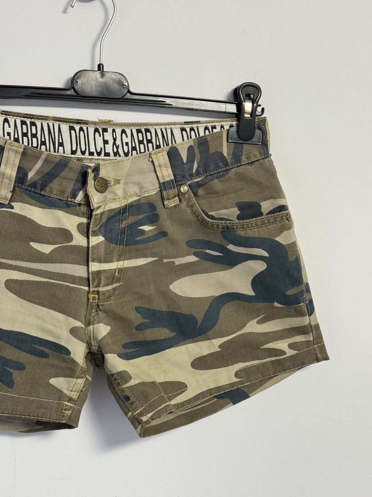 Dolce & Gabbana Dolce & Gabbana Vintage Women’s Shorts Camo style 90’s Size 29" - 2 Thumbnail