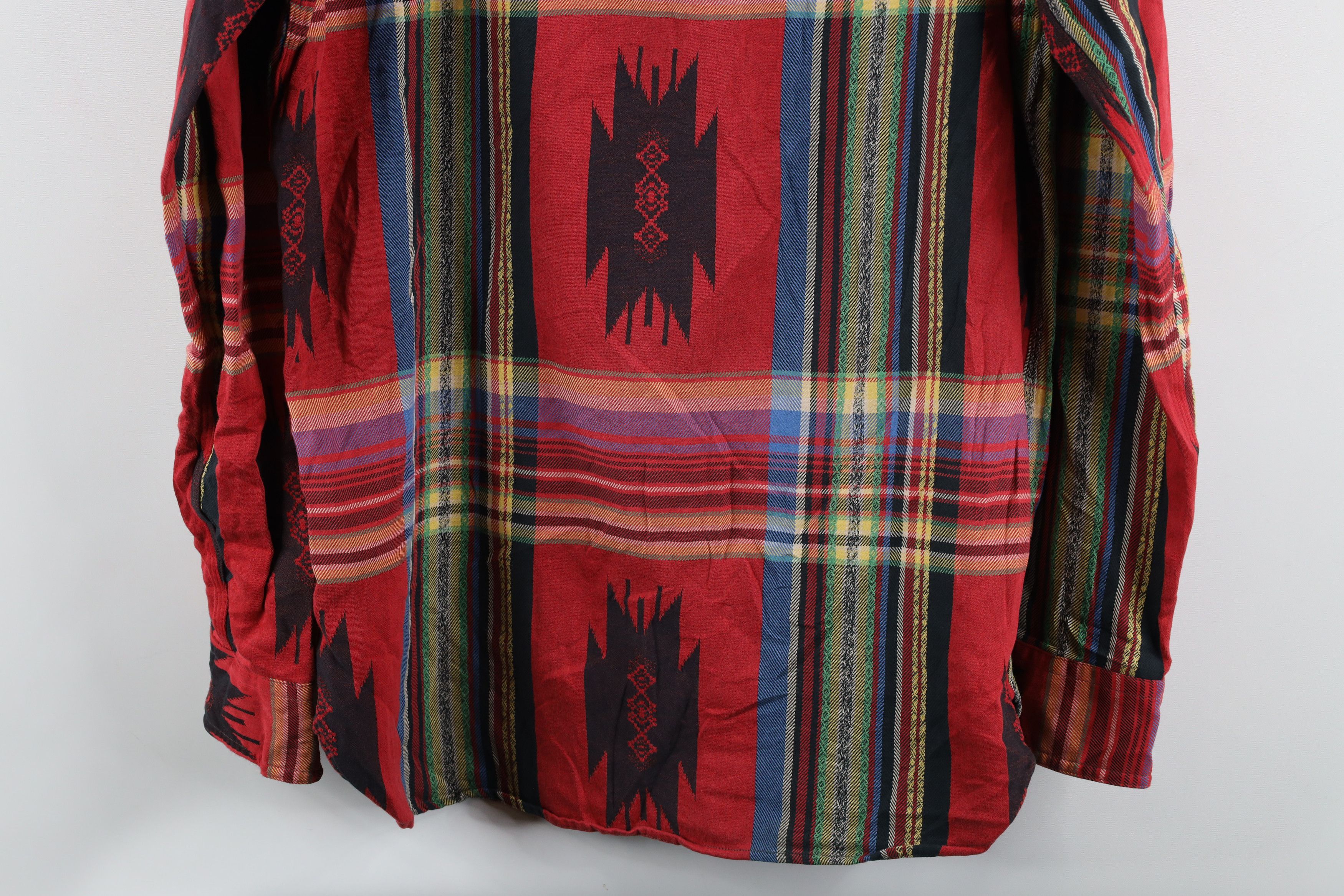 Ralph Lauren × Vintage Vintage Ralph Lauren Southwestern Collared Button Shirt Size US S / EU 44-46 / 1 - 11 Thumbnail