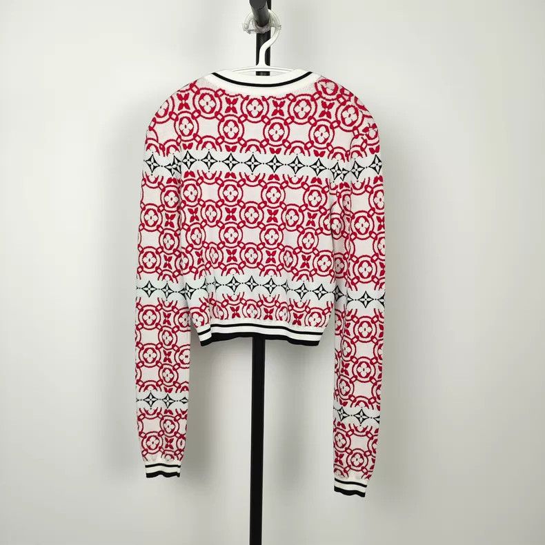Louis Vuitton Louis Vuitton Red and white pattern presbyopic full print Size S / US 4 / IT 40 - 2 Thumbnail