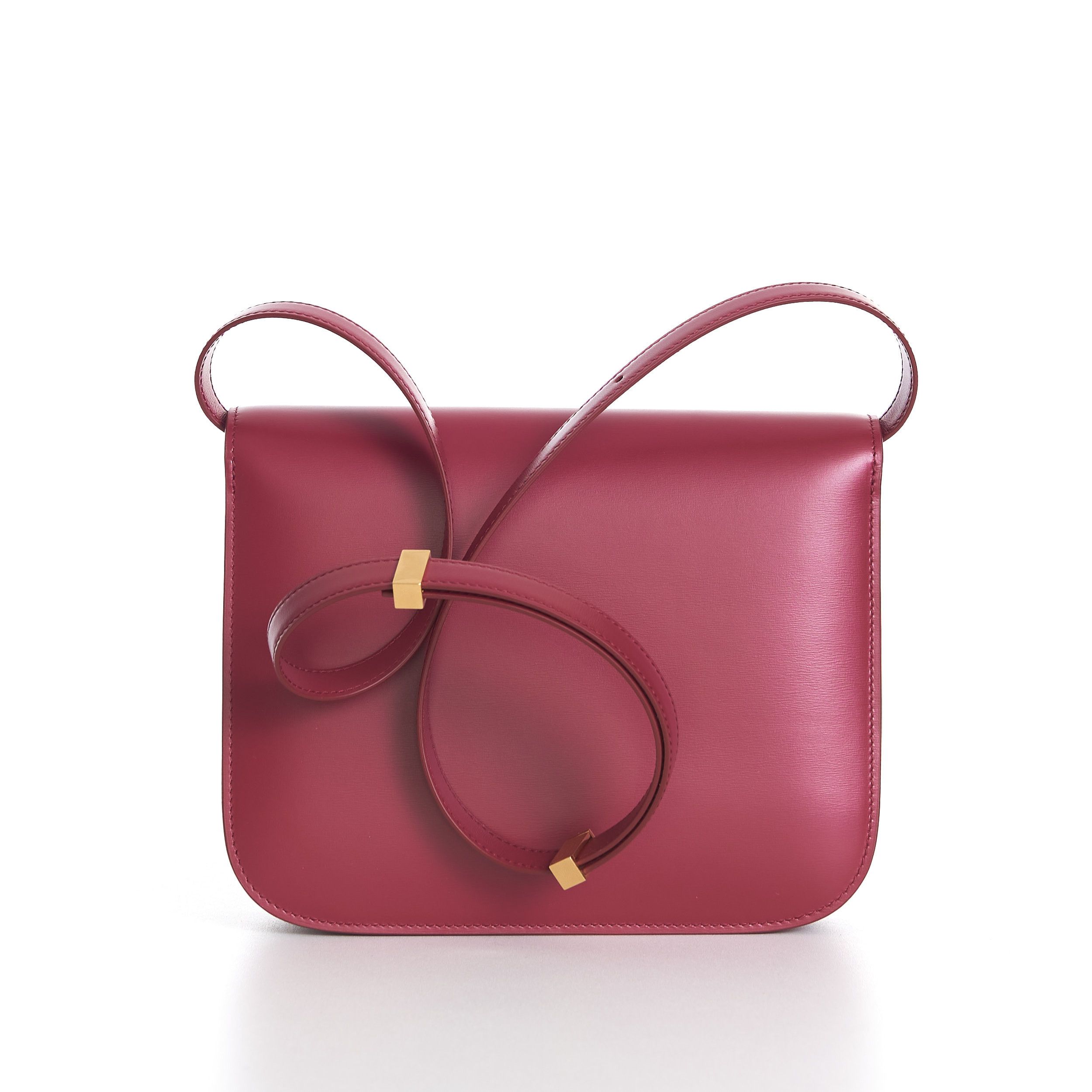 Celine Medium Classic Box Bag In Raspberry Calfskin Size ONE SIZE - 5 Thumbnail