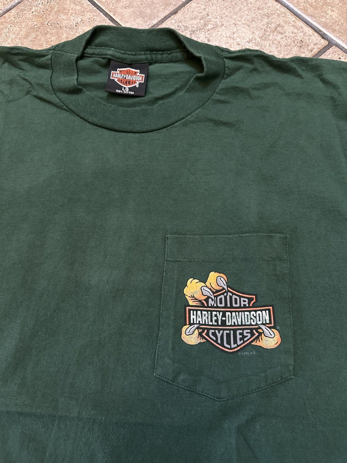 Harley Davidson Vintage 1986 Harley Davidson pocket tee Size US L / EU 52-54 / 3 - 1 Thumbnail
