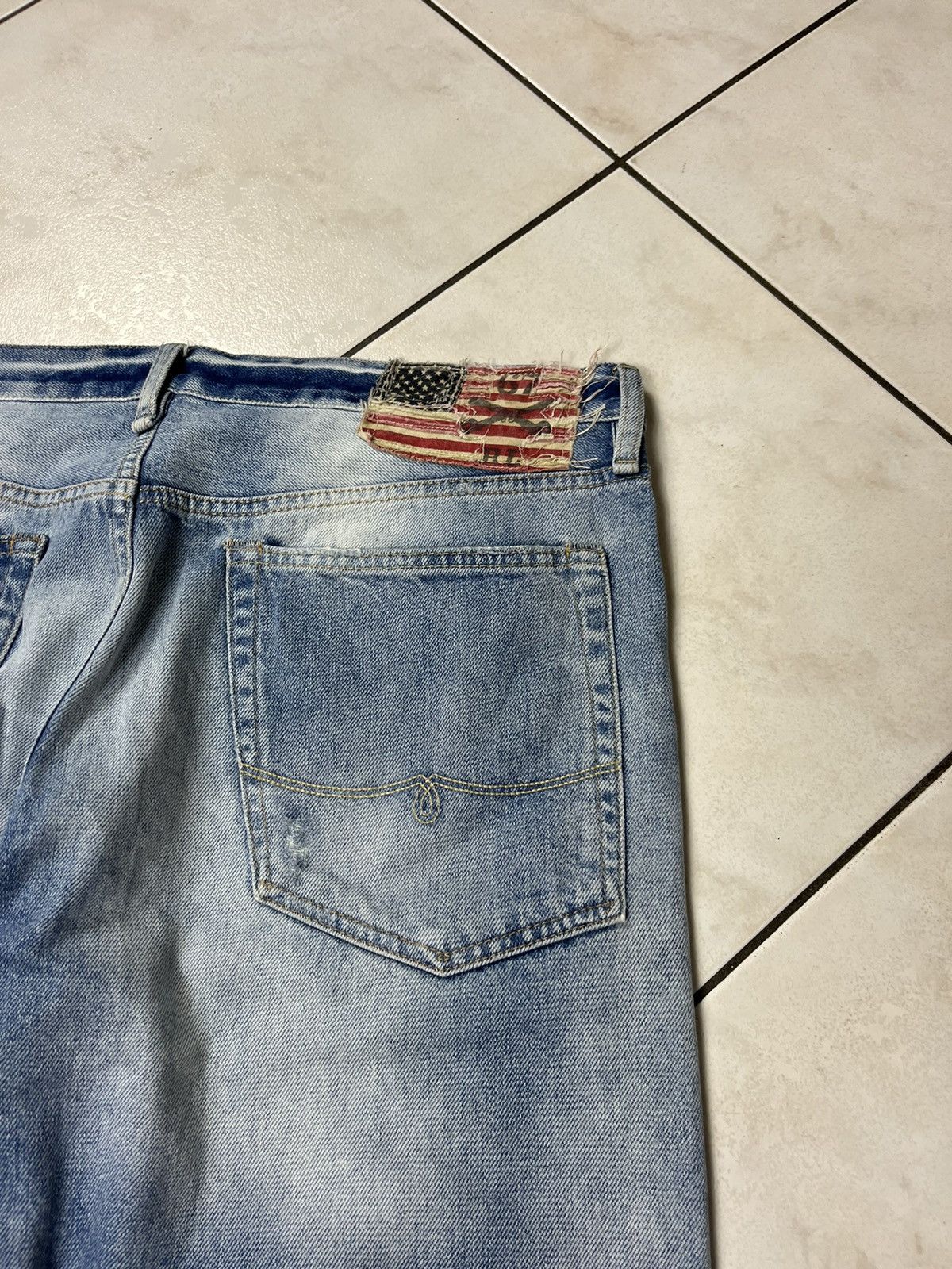 Ralph Lauren × Vintage Ralph Lauren distressed denim pants jeans y2k washed Size US 36 / EU 52 - 15 Thumbnail