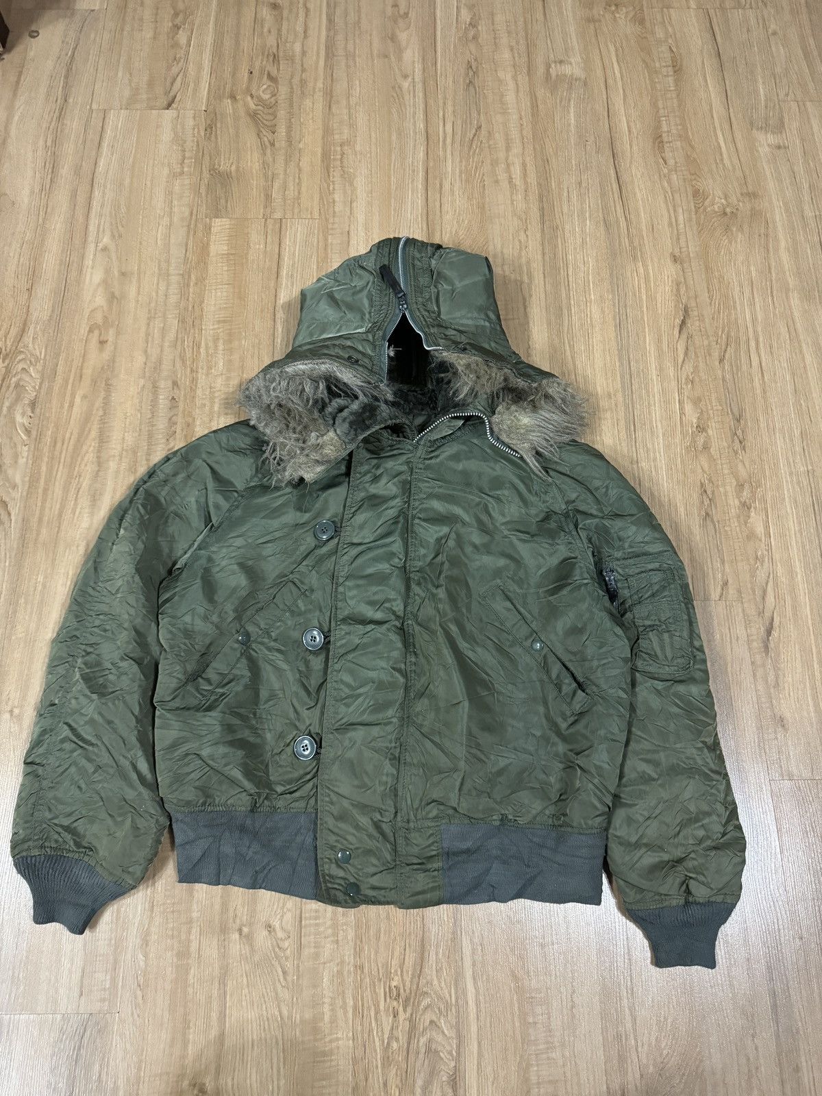 Alpha Industries × Vintage VINTAGE ALPHA INDUSTRIES FLIGHT JACKET Size US M / EU 48-50 / 2 - 1 Thumbnail