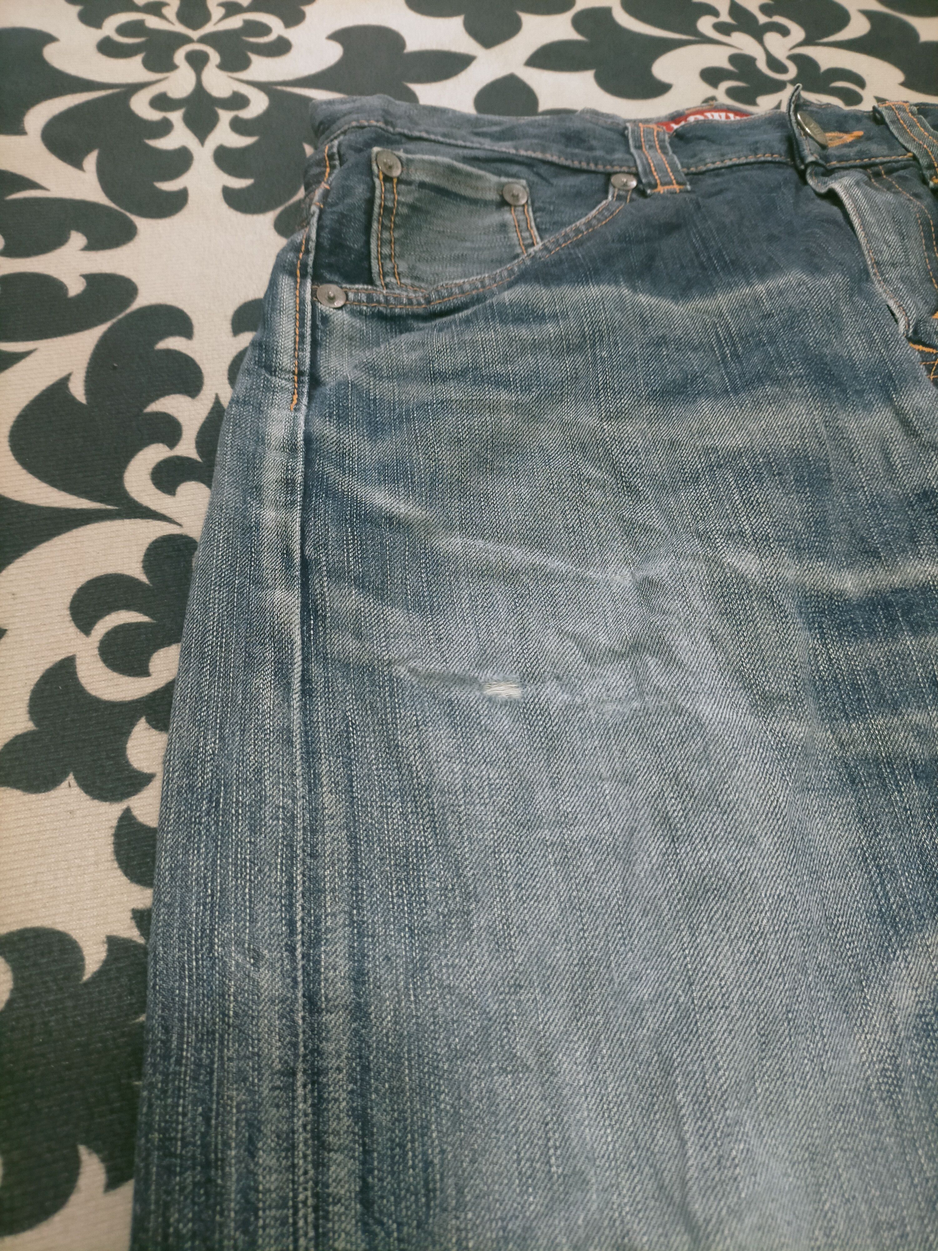 Edwin × Japanese Brand 🔥 Mudwash Distressed Edwin XV Jeans Size US 33 - 6 Thumbnail