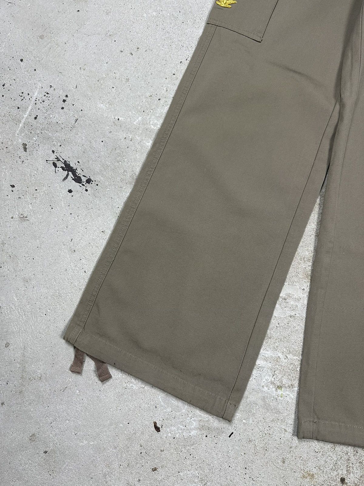 If Six Was Nine × Japanese Brand × Vintage Vintage Y2K Flare Baggy Cargo Brown Pants Bootcut Size US 28 / EU 44 - 4 Thumbnail