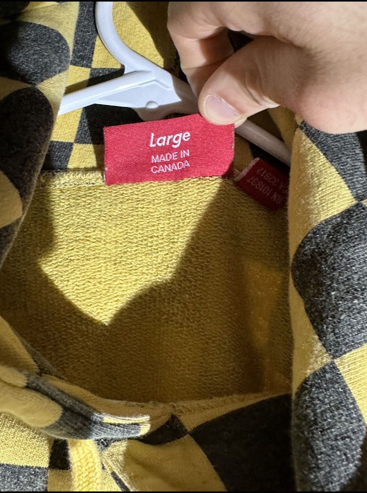 Supreme Supreme SS13 Checkered Hoodie Size US L / EU 52-54 / 3 - 6 Thumbnail