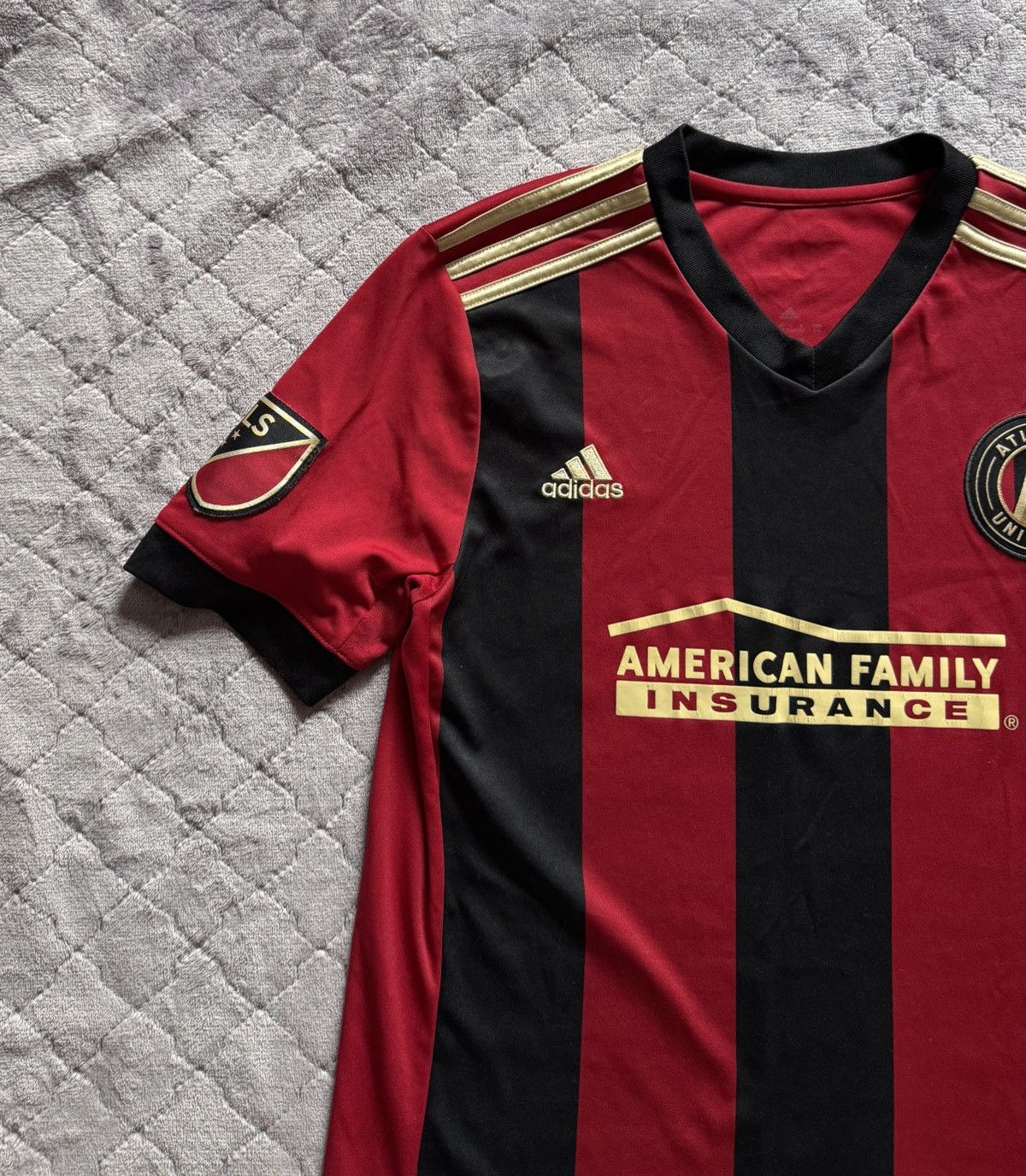 Adidas × Vintage Vintage Adidas Atlanta United 2018 Home Jersey blockcore Size US S / EU 44-46 / 1 - 3 Thumbnail