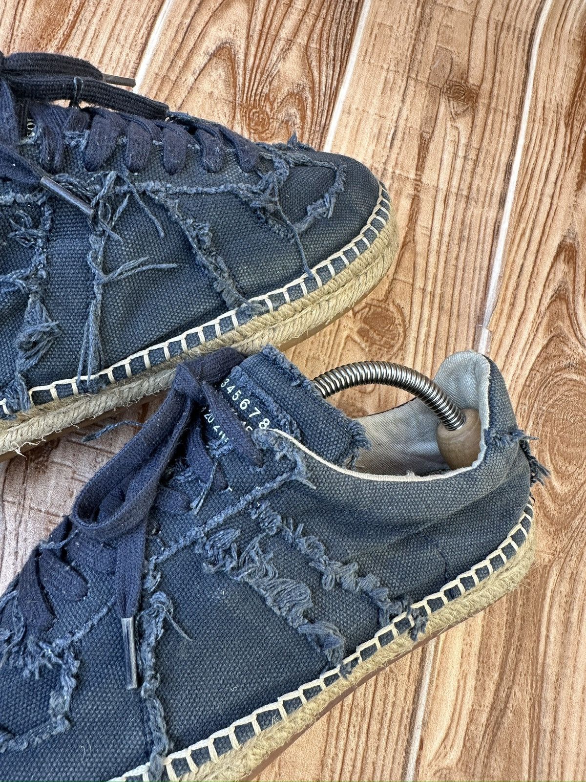 Maison Margiela Maison Margiela Women’s Espadrille Gats Blue Sneakers Size US 9 / IT 39 - 12 Thumbnail