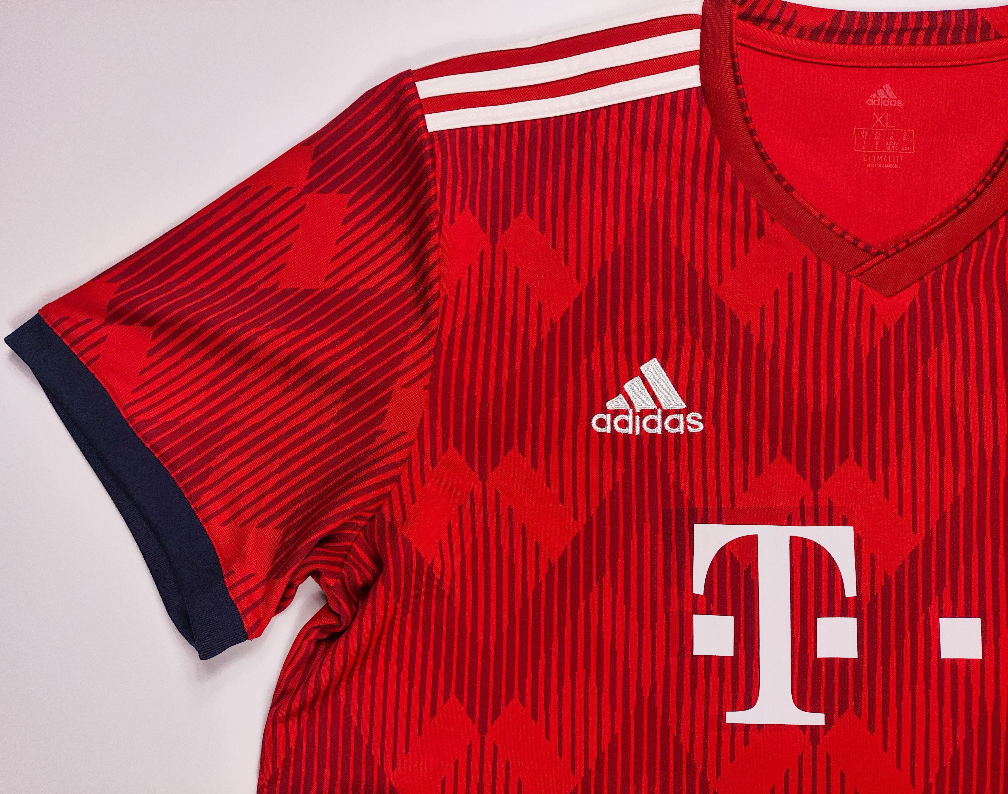 Adidas Ribery #7 FC Bayern Munich 2018 2019 Adidas Home Shirt Kit Size US XL / EU 56 / 4 - 7 Thumbnail