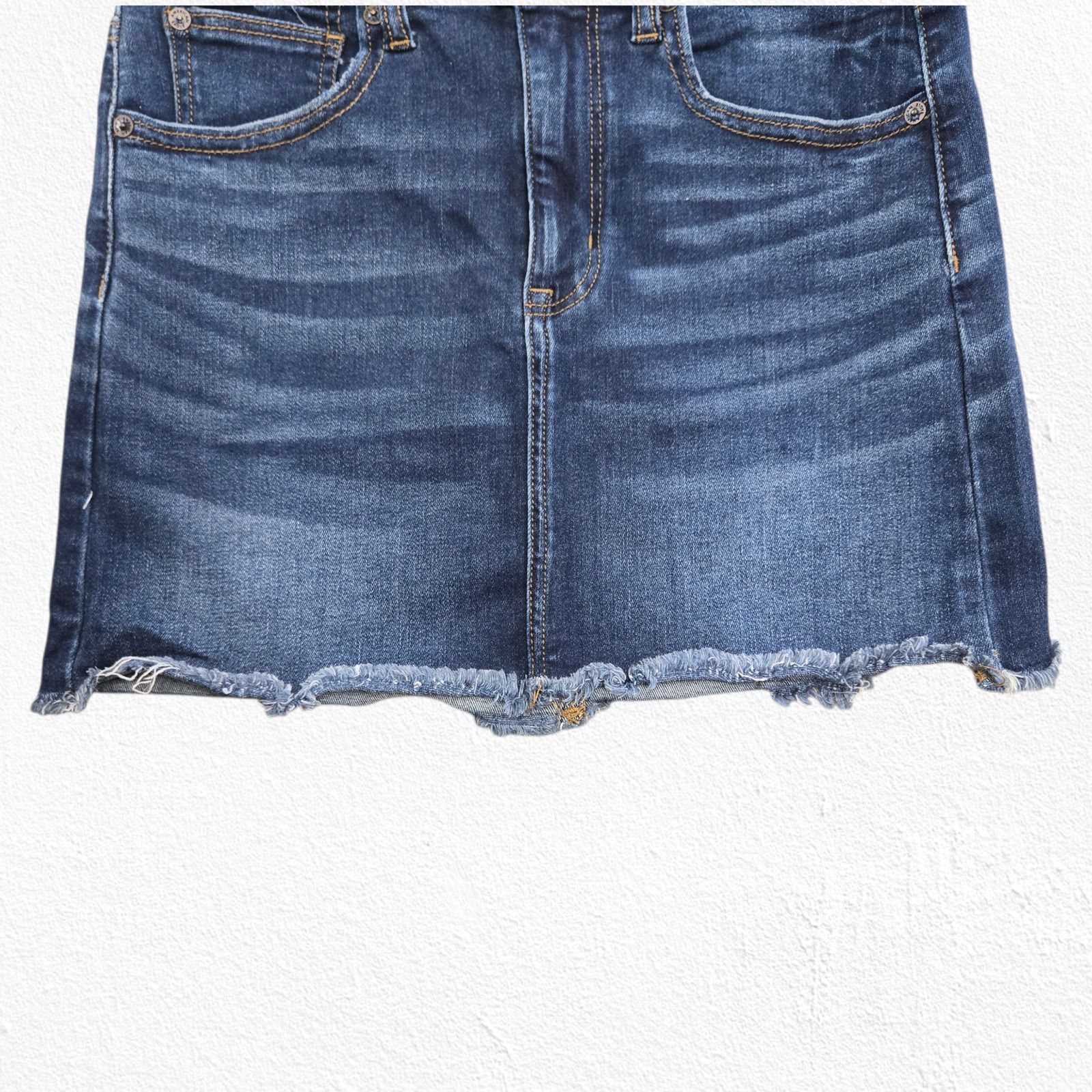 American Eagle Outfitters American Eagle Hi Rise Denim Mini Skirt Size 6 Size 28" / US 6 / IT 42 - 3 Thumbnail