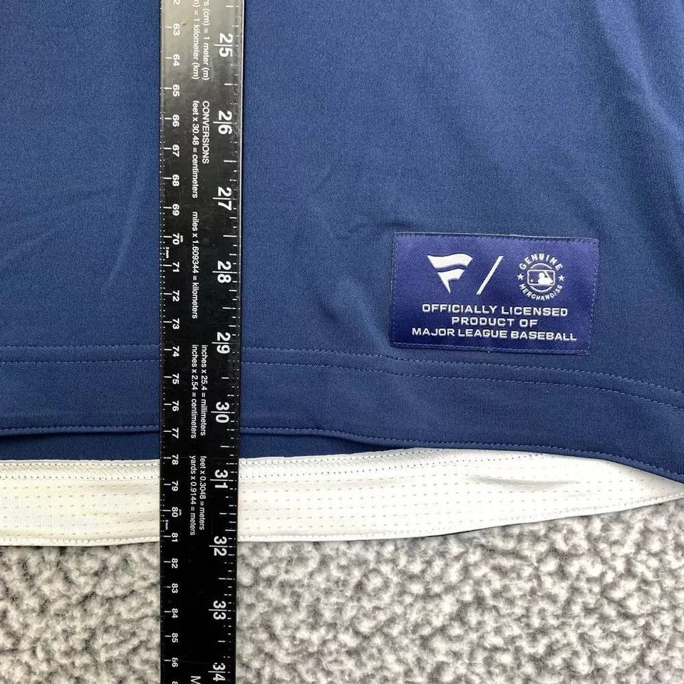 Other Atlanta Braves Shirt Men L Blue Fanatics Short Sleeve V Neck Size US L / EU 52-54 / 3 - 5 Thumbnail