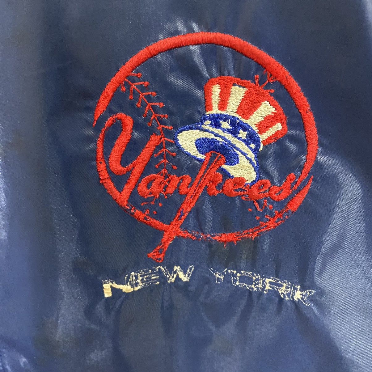 MLB × New York Yankees × Vintage Vintage New York Yankess Zipper Jacket Size US S / EU 44-46 / 1 - 6 Thumbnail