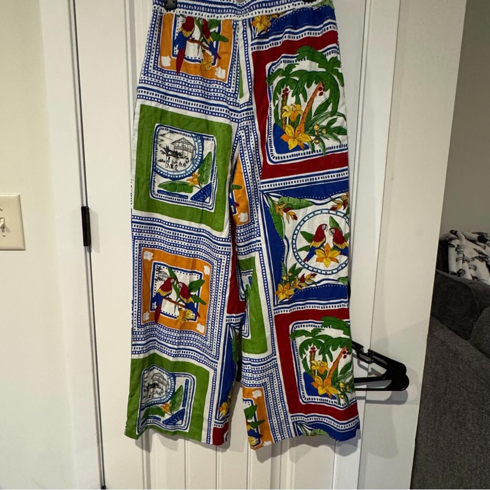 Other Rachel Zoe Tropical Printed Outfit-Pants/Shirt Size S / US 4 / IT 40 - 6 Thumbnail