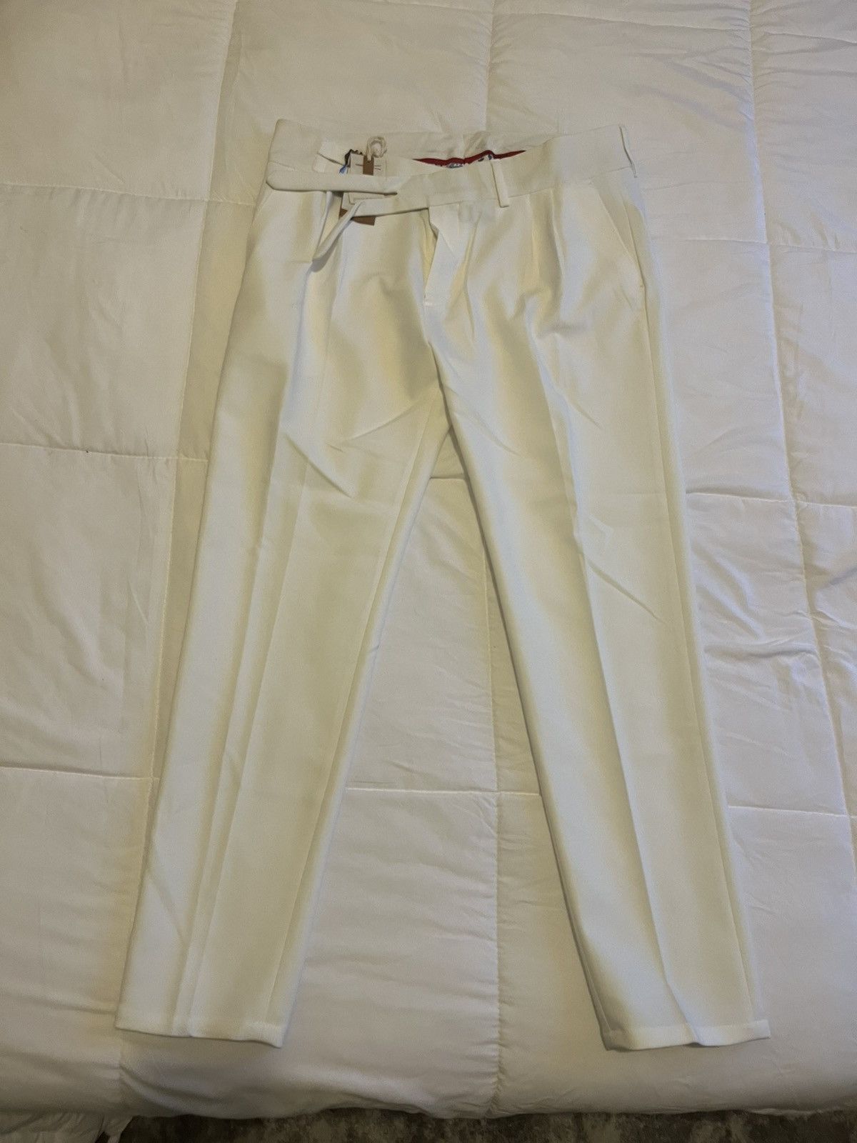 Other New White Turkish Pants Men's Suit Pants Size US 32 / EU 48 - 1 Preview