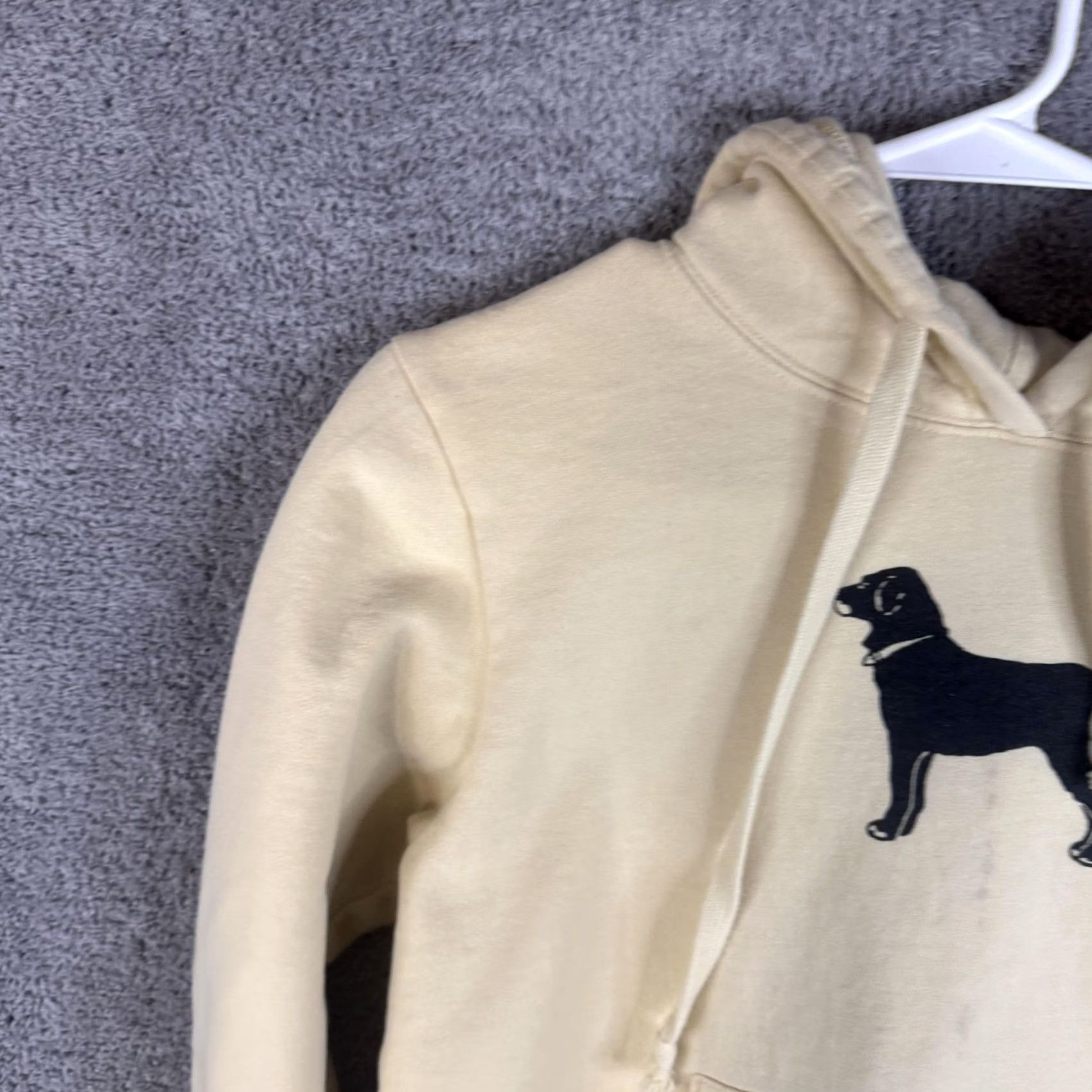 Logo 7 The Black Dog Hoodie Mens Medium Yellow Pullover Fleece Sweatshirt Graphic Logo Size US M / EU 48-50 / 2 - 5 Thumbnail