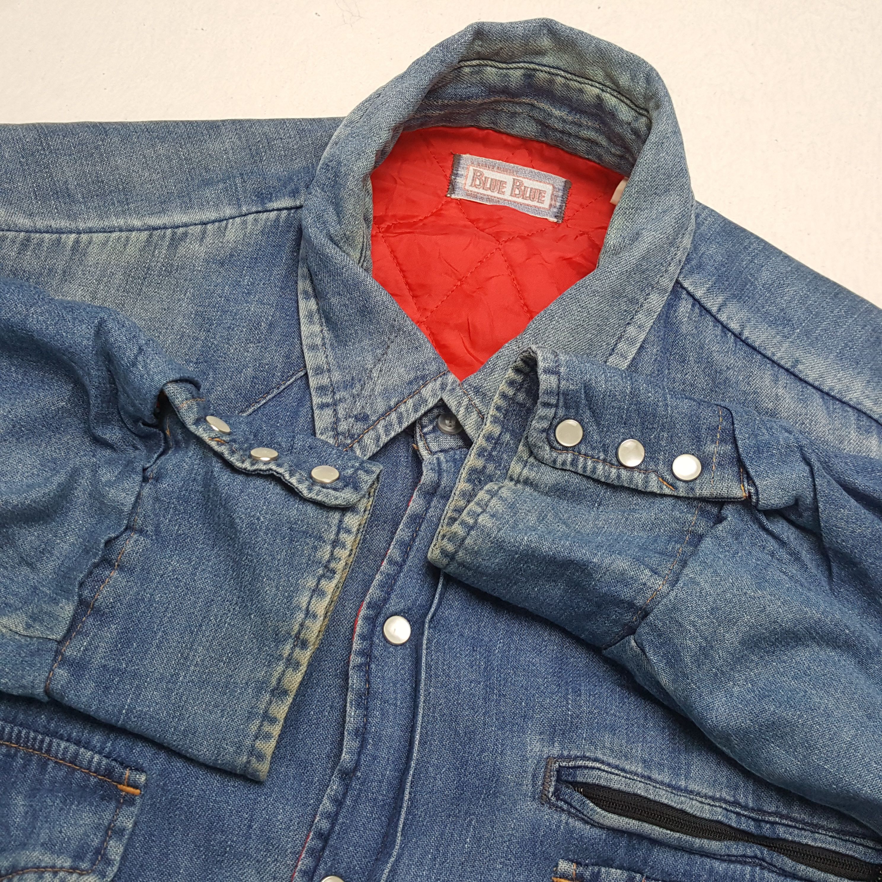 Blue Blue Japan × Japanese Brand × Vintage Vintage BLUE BLUE Japanese Fashion Brand Shirts Size US M / EU 48-50 / 2 - 8 Thumbnail