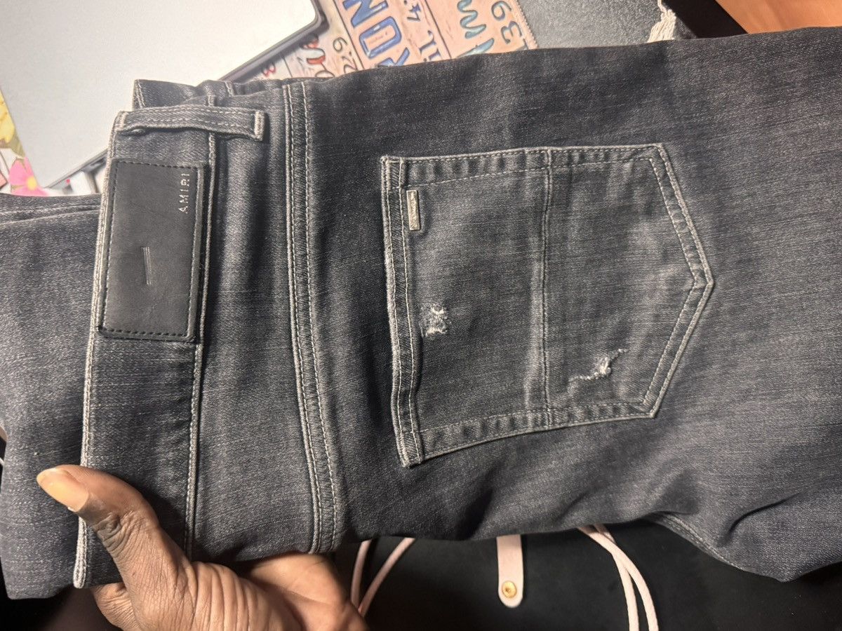 Amiri Amiri Bandana Thrasher Ripped Skinny Jeans Size US 33 - 2 Thumbnail